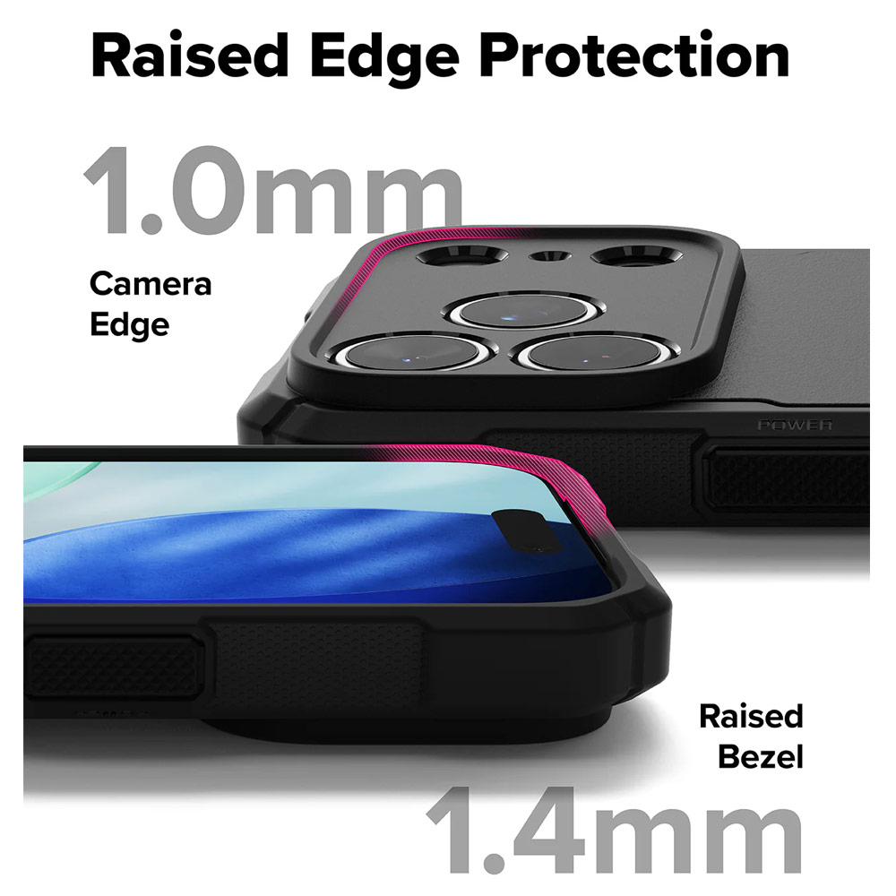 Picture of Apple iPhone 17 Pro 6.3 Case | Ringke Rugged Gear Magnetic Compatible Drop Protection Case for iPhone 17 Pro 6.3 (Black)