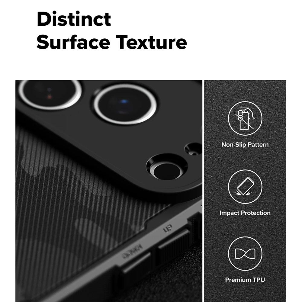 Picture of Apple iPhone 17 Pro 6.3 Case | Ringke Rugged Gear Magnetic Compatible Drop Protection Case for iPhone 17 Pro 6.3 (Camo Black)