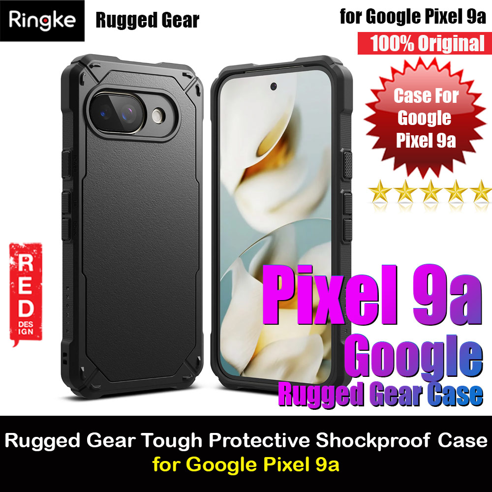 Picture of Ringke Rugged Gear Tough ShockProof Drop Protection Case for Google Pixel 9a (Black) Google Pixel 9a- Google Pixel 9a Cases, Google Pixel 9a Covers, iPad Cases and a wide selection of Google Pixel 9a Accessories in Malaysia, Sabah, Sarawak and Singapore 