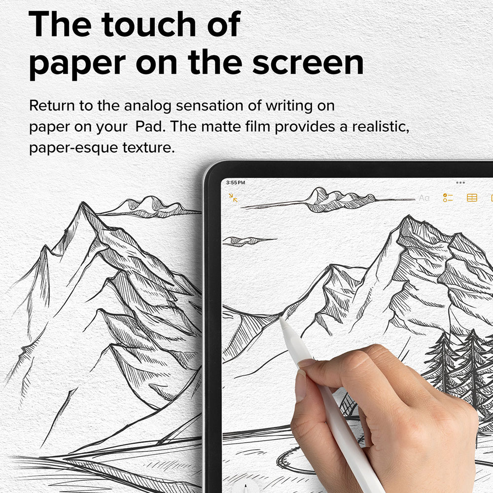 Picture of Apple iPad Air 13  M2 2024 Screen Protector | Ringke Soft Film Screen Protector  for iPad Air 13 M2 2024 M3 2025 (2pcs)