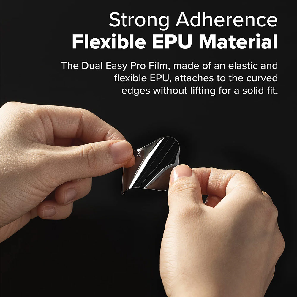 Picture of Apple Watch 10 42mm Screen Protector | Ringke Screen Protector Dual Easy Film Pro High Quality EPU Self Healing Anti Finger Print Soft Screen Protector for Apple Watch Series 10 42mm (Clear) 2pcs