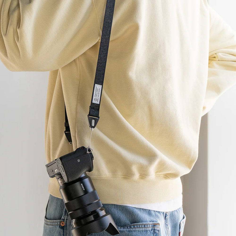 Picture of Ringke High density polyester Shoulder Strap for Perfect for daily use traveling hiking smartphone Portable Handheld Fan Strap (Lettering Black 3)