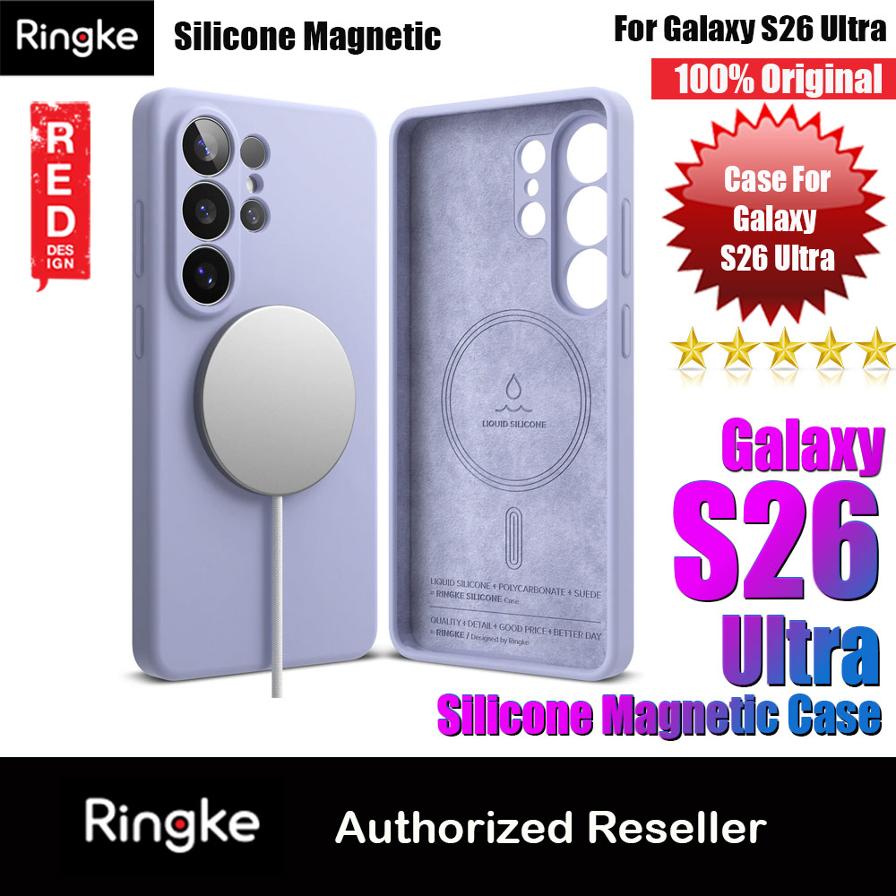 Picture of Ringke Silicone Magnetic Soft Protection Case for Samsung Galaxy S26 Ultra (Lavender) Samsung Galaxy S26 Ultra- Samsung Galaxy S26 Ultra Cases, Samsung Galaxy S26 Ultra Covers, iPad Cases and a wide selection of Samsung Galaxy S26 Ultra Accessories in Malaysia, Sabah, Sarawak and Singapore 