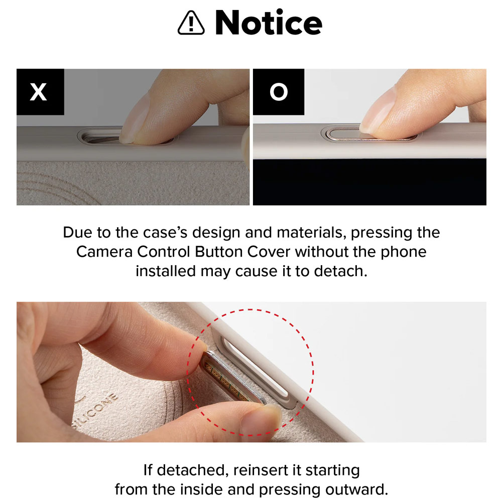 Picture of Apple iPhone 17 Pro 6.3 Case | Ringke Silicone Magnetic Soft Liquid Silicone Drop Protection Case with Camera Control Button for iPhone 17 Pro 6.3 (Tangerie)