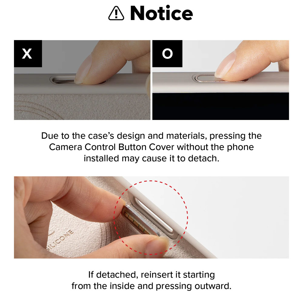 Picture of Apple iPhone 17 Pro 6.3 Case | Ringke Silicone Magnetic Soft Liquid Silicone Drop Protection Case with Camera Control Button for iPhone 17 Pro 6.3 (Pink Sand)