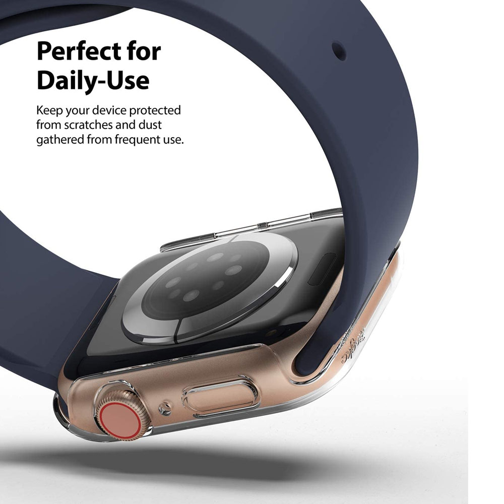 Picture of Apple Watch 44mm Case | Ringke Slim Perfect Fit Case for Apple Watch Series 4 5 6 SE 44mm (2 PACK with Clear)