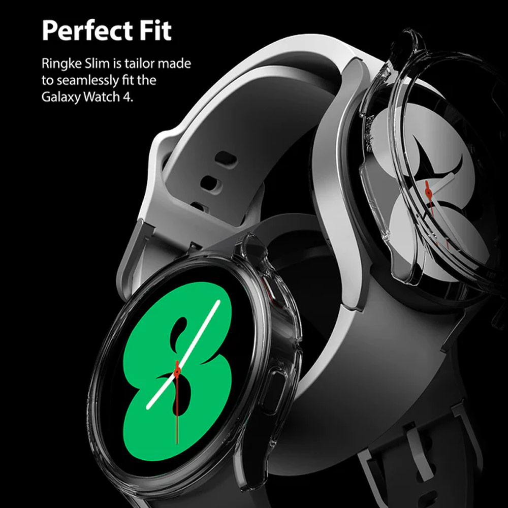 Picture of Samsung Galaxy Watch 4 44mm Case | Ringke Slim Case Durable PC Protection Case for Samsung Galaxy Watch 4 Series 44mm (Clear 2pcs)