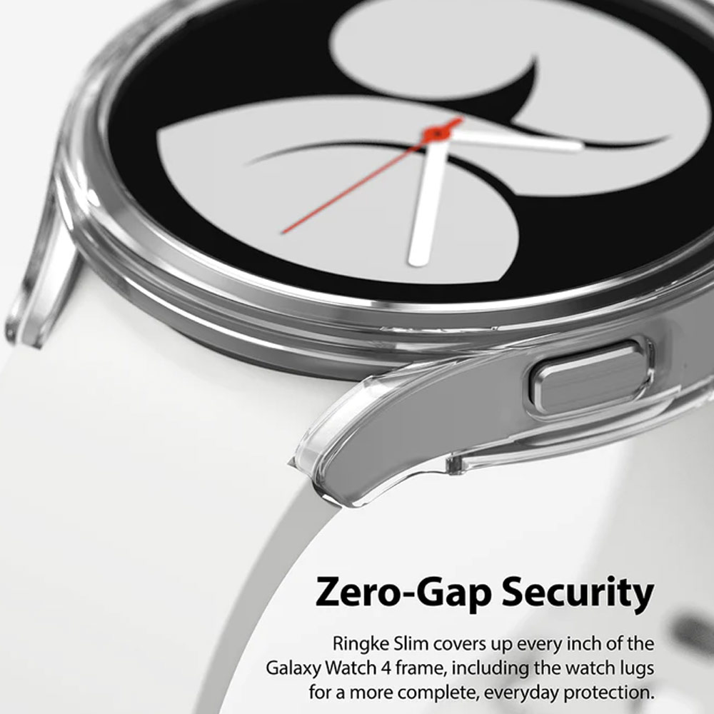 Picture of Samsung Galaxy Watch 4 40mm Case | Ringke Slim and lightweight Durable Case for Galaxy Watch 4 40mm Case (Clear and Dark Chrome)
