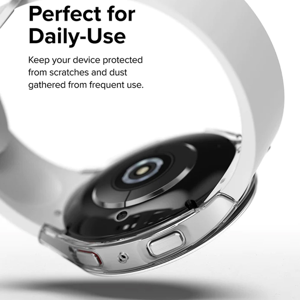 Picture of Samsung Galaxy Watch 5 40mm Case | Ringke Slim Case Durable PC Protection Case for Samsung Galaxy Watch 5 Series 40mm (Dark Chrome)