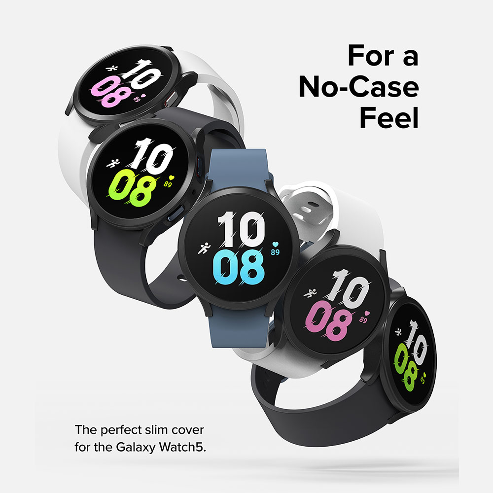Picture of Samsung Galaxy Watch 5 40mm Case | Ringke Slim Case Durable PC Protection Case for Samsung Galaxy Watch 5 Series 40mm (Matte Black)