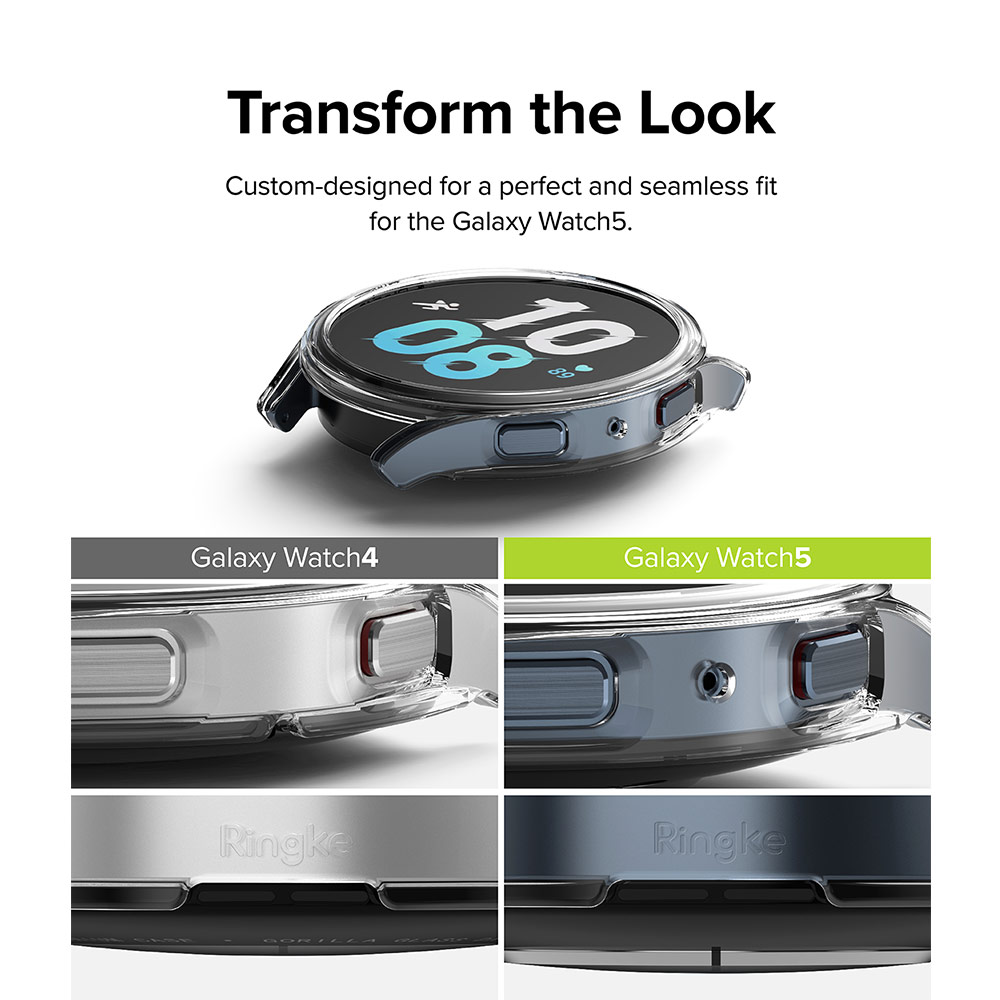 Picture of Samsung Galaxy Watch 5 40mm Case | Ringke Slim Case Durable PC Protection Case for Samsung Galaxy Watch 5 Series 40mm (Matte Black)