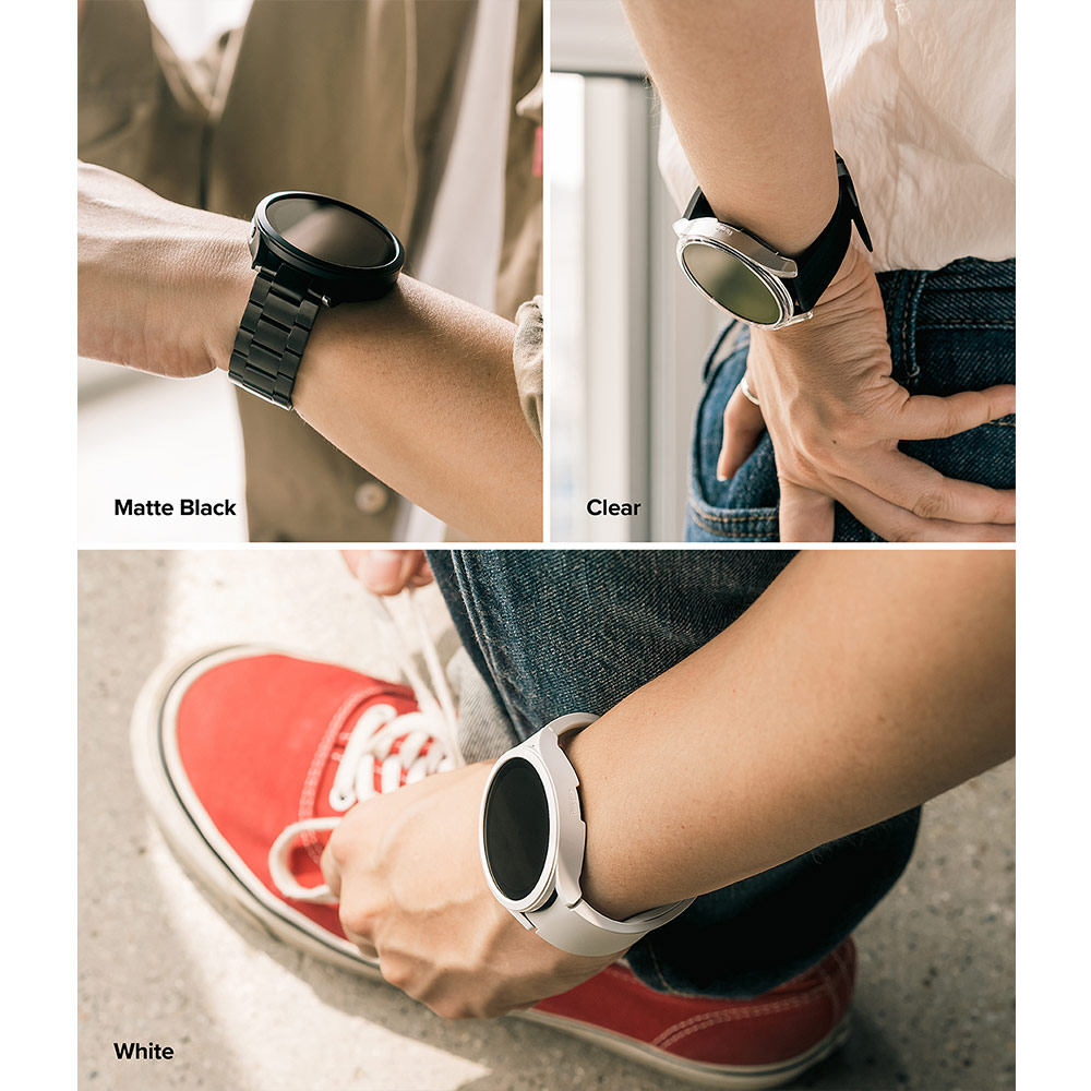 Picture of Samsung Galaxy Watch 5 40mm Case | Ringke Slim Case Durable PC Protection Case for Samsung Galaxy Watch 5 Series 40mm (Matte Black)