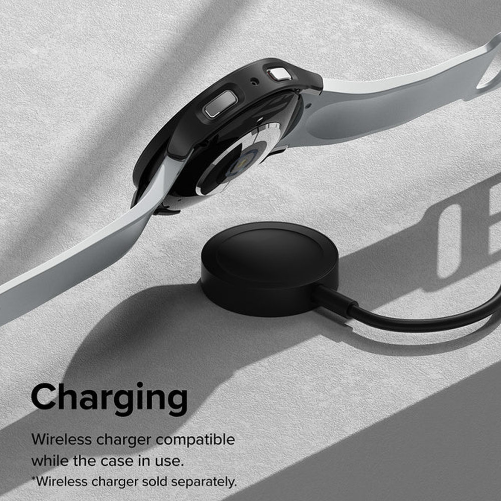 Picture of Samsung Galaxy Watch 6 40mm Case | Ringke Slim Case Durable Protection PC Case for Samsung Galaxy Watch 6 Series 40mm (Clear and Chrome)