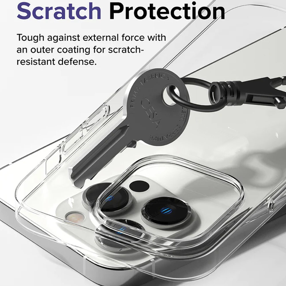 Picture of Apple iPhone 14 Pro 6.1 Case | Ringke Slim Protection Anti Yellowing Crystal Clear Case for Apple iPhone 14 Pro 6.1 (Clear)