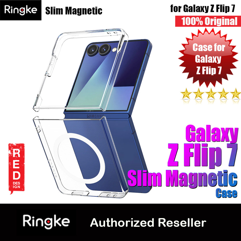 Picture of Ringke Slim Magnetic Case for Samsung Galaxy Z Flip 7 (Clear) Samsung Galaxy Z Flip 7- Samsung Galaxy Z Flip 7 Cases, Samsung Galaxy Z Flip 7 Covers, iPad Cases and a wide selection of Samsung Galaxy Z Flip 7 Accessories in Malaysia, Sabah, Sarawak and Singapore 