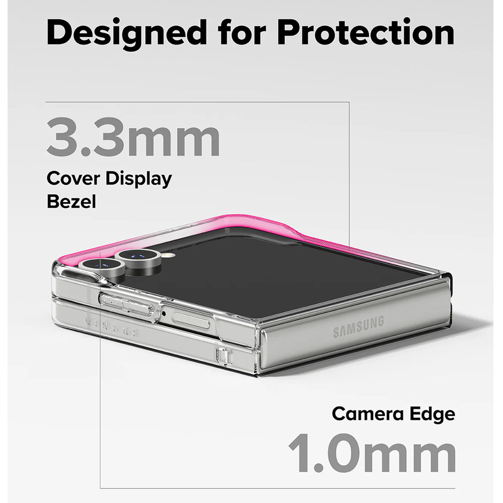 Picture of Samsung Galaxy Z Flip 7 Case | Ringke Slim Magnetic Case for Samsung Galaxy Z Flip 7 (Clear)