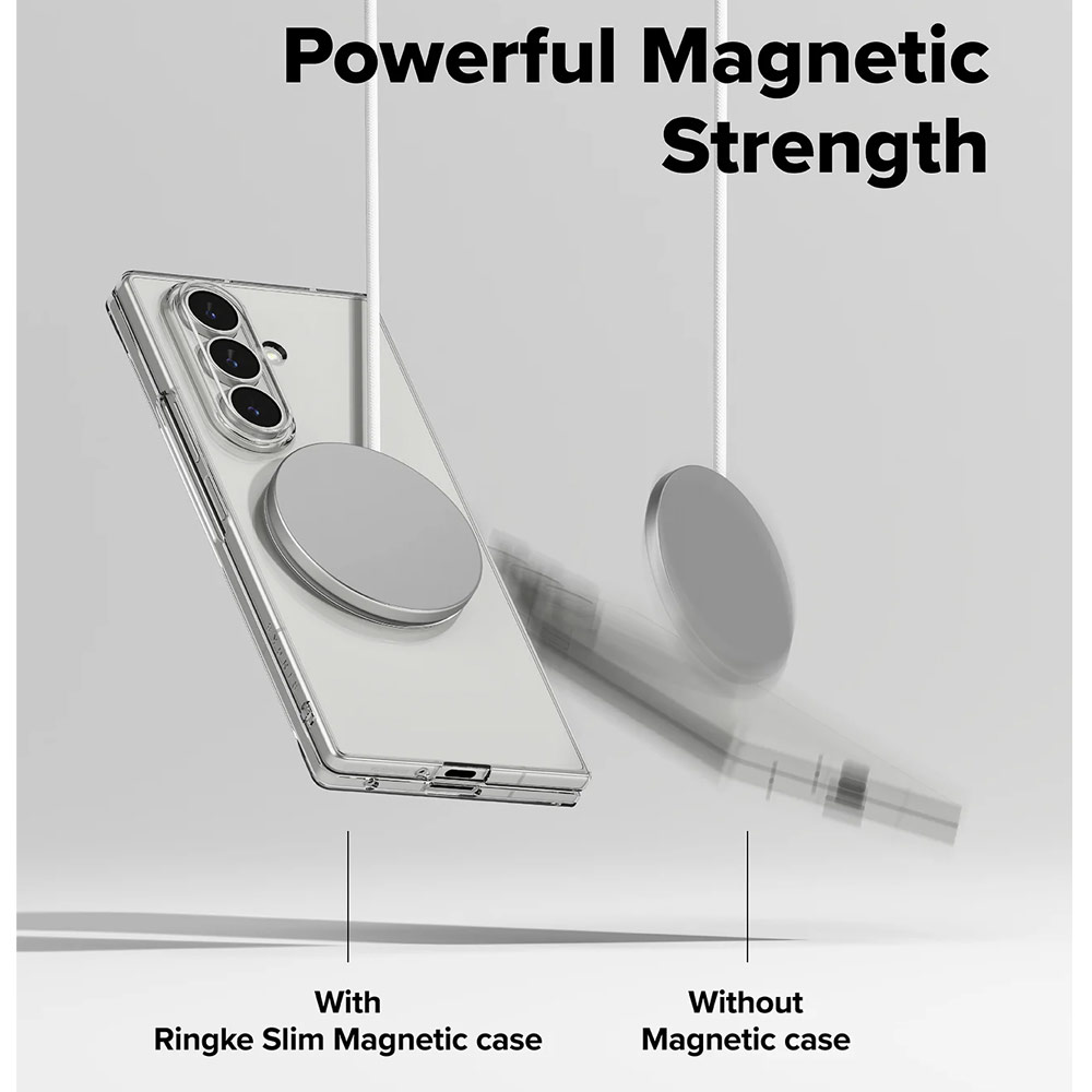 Picture of Samsung Galaxy Z Fold 7 Case | Ringke Slim Magnetic Case for Samsung Galaxy Z Fold 7 (Clear)