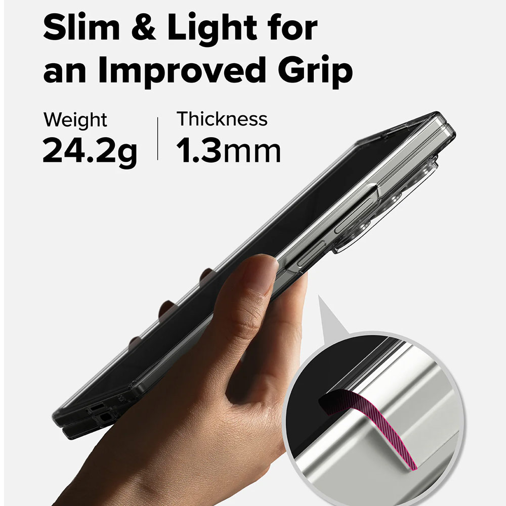 Picture of Samsung Galaxy Z Fold 7 Case | Ringke Slim Magnetic Case for Samsung Galaxy Z Fold 7 (Clear)