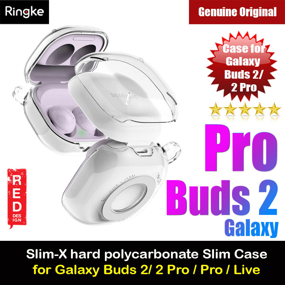 Picture of Ringke Slim X Hard Case for Galaxy Buds 2 Pro Buds 2 Pro Live Case (Clear) Samsung Galaxy Buds 2 Pro | Buds 2 | Buds Pro | Buds Live- Samsung Galaxy Buds 2 Pro | Buds 2 | Buds Pro | Buds Live Cases, Samsung Galaxy Buds 2 Pro | Buds 2 | Buds Pro | Buds Live Covers, iPad Cases and a wide selection of Samsung Galaxy Buds 2 Pro | Buds 2 | Buds Pro | Buds Live Accessories in Malaysia, Sabah, Sarawak and Singapore 