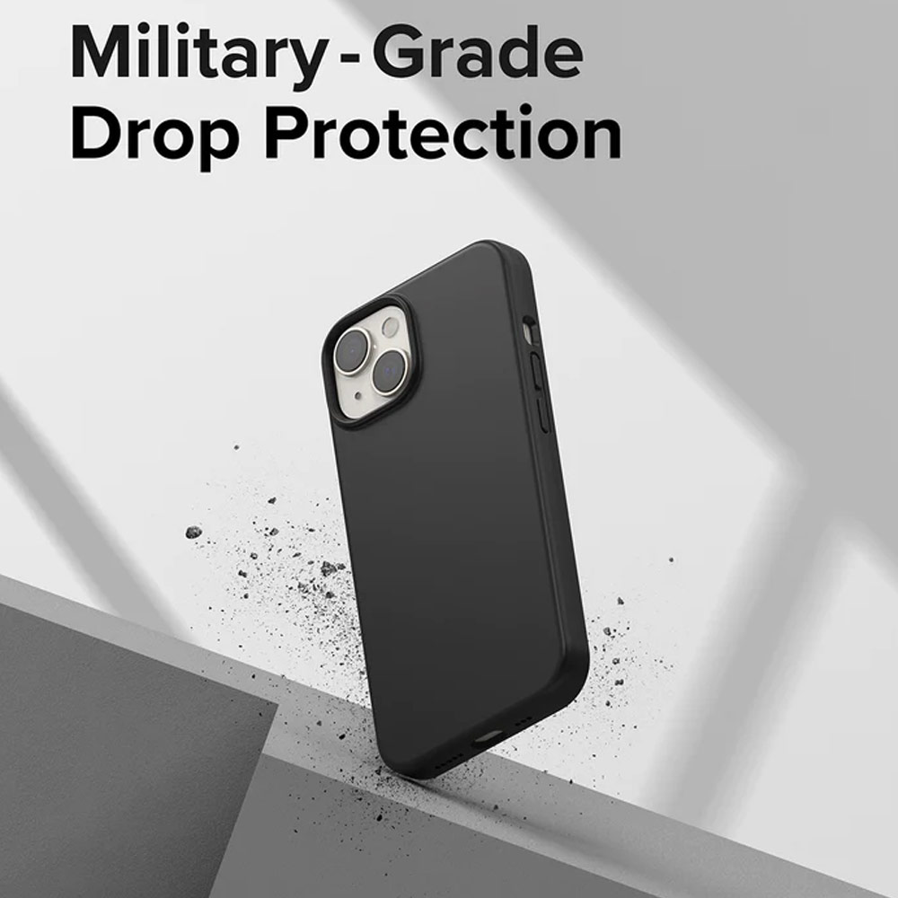 Picture of Apple iPhone 14 6.1 Case | Ringke Soft Liquid Silicone Protection Case for iPhone 14 6.1 (Stone)