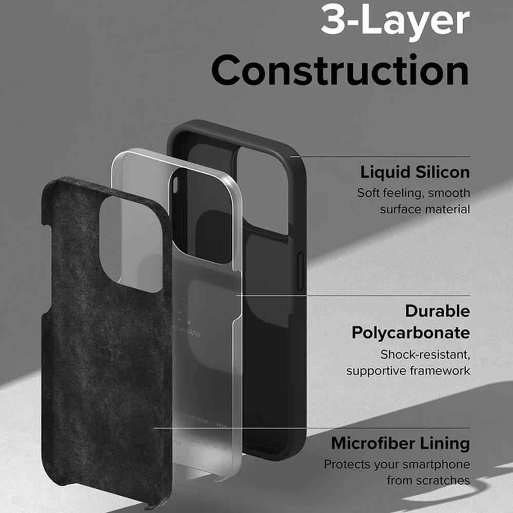 Picture of Apple iPhone 14 Pro 6.1 Case | Ringke Soft Liquid Silicone Protection Case for iPhone 14 Pro 6.1 (Lavender)