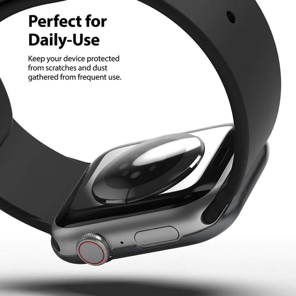 Picture of Apple Watch 40mm | Ringke Adhesive Stainless Steel Bezel Styling for Apple Watch Series 4 5 6 SE 40mm (Graphite)