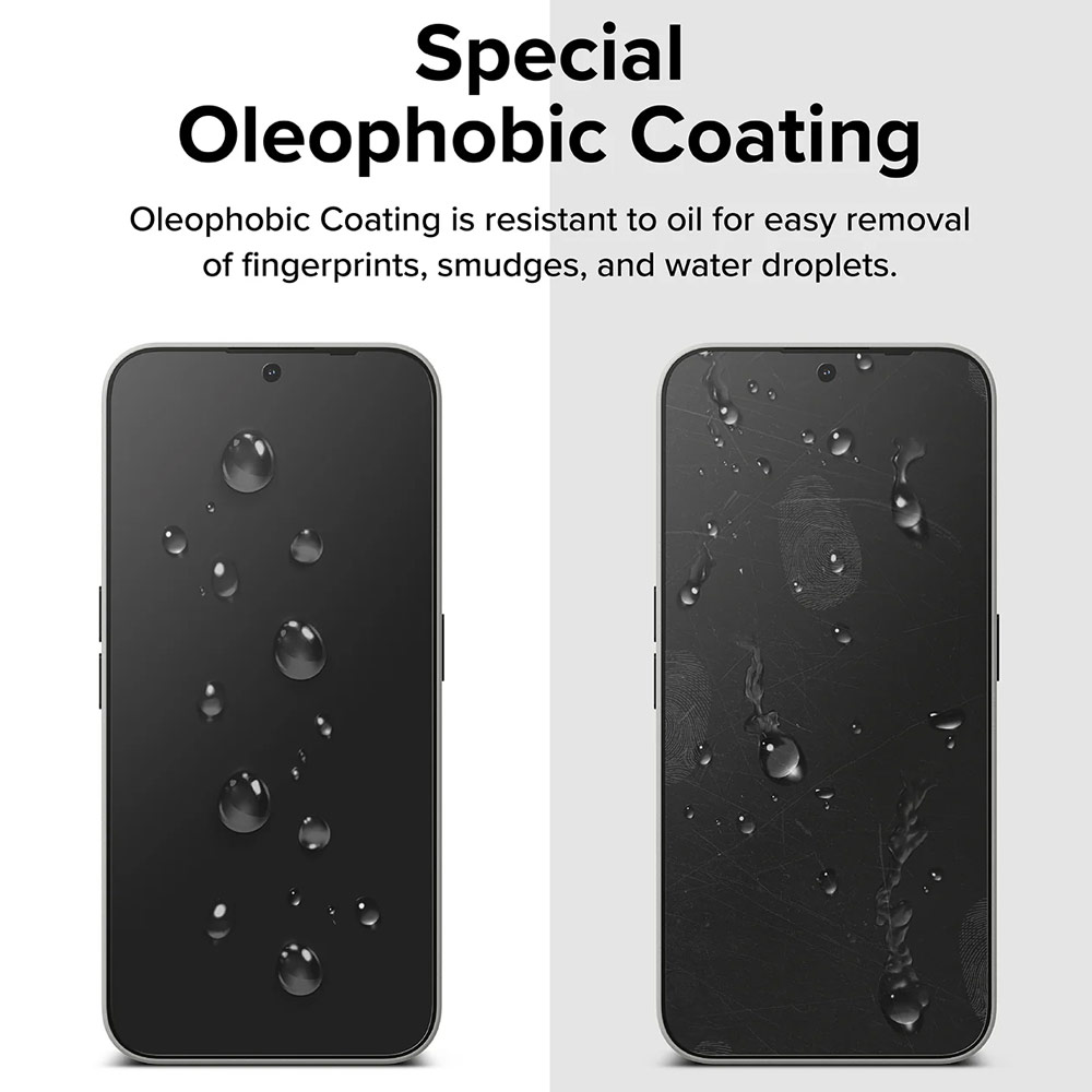 Picture of Nothing Phone 2a Screen Protector | Ringke Tempered Glass Screen Protector with Installation Jig for Nothing Phone 2a (Clear 2pcs Pack)