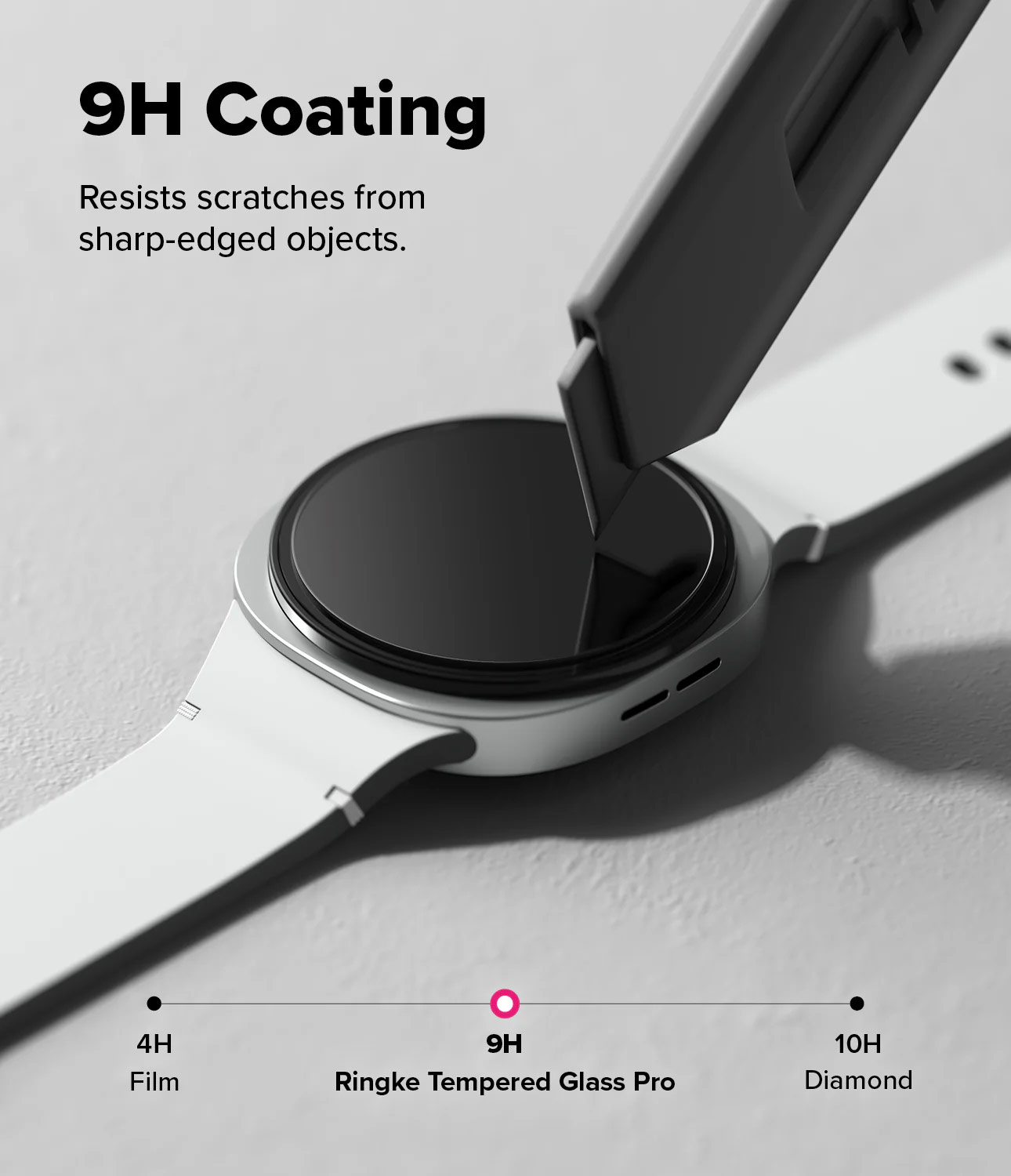 Picture of Samsung Galaxy Watch 8 40mm | Ringke Tempered Glass Pro for Samsung Galaxy Watch 8 40mm (2pcs)