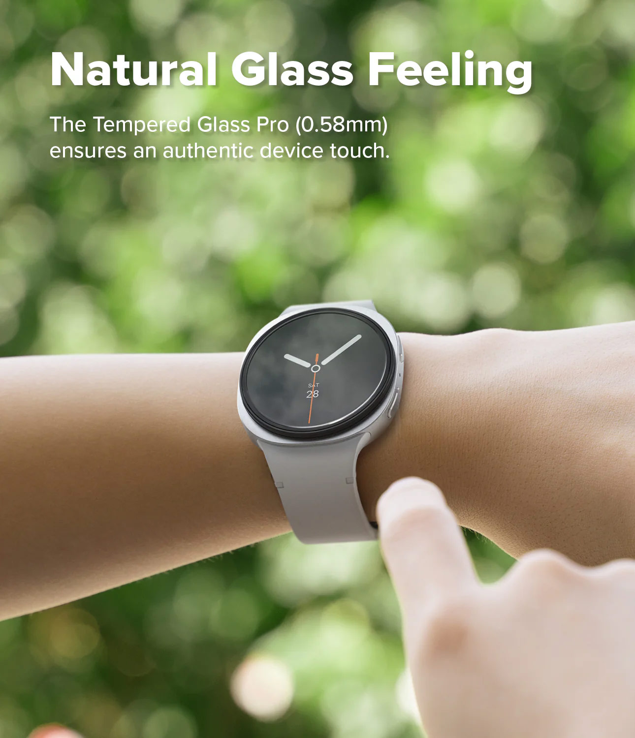 Picture of Samsung Galaxy Watch 8 40mm | Ringke Tempered Glass Pro for Samsung Galaxy Watch 8 40mm (2pcs)