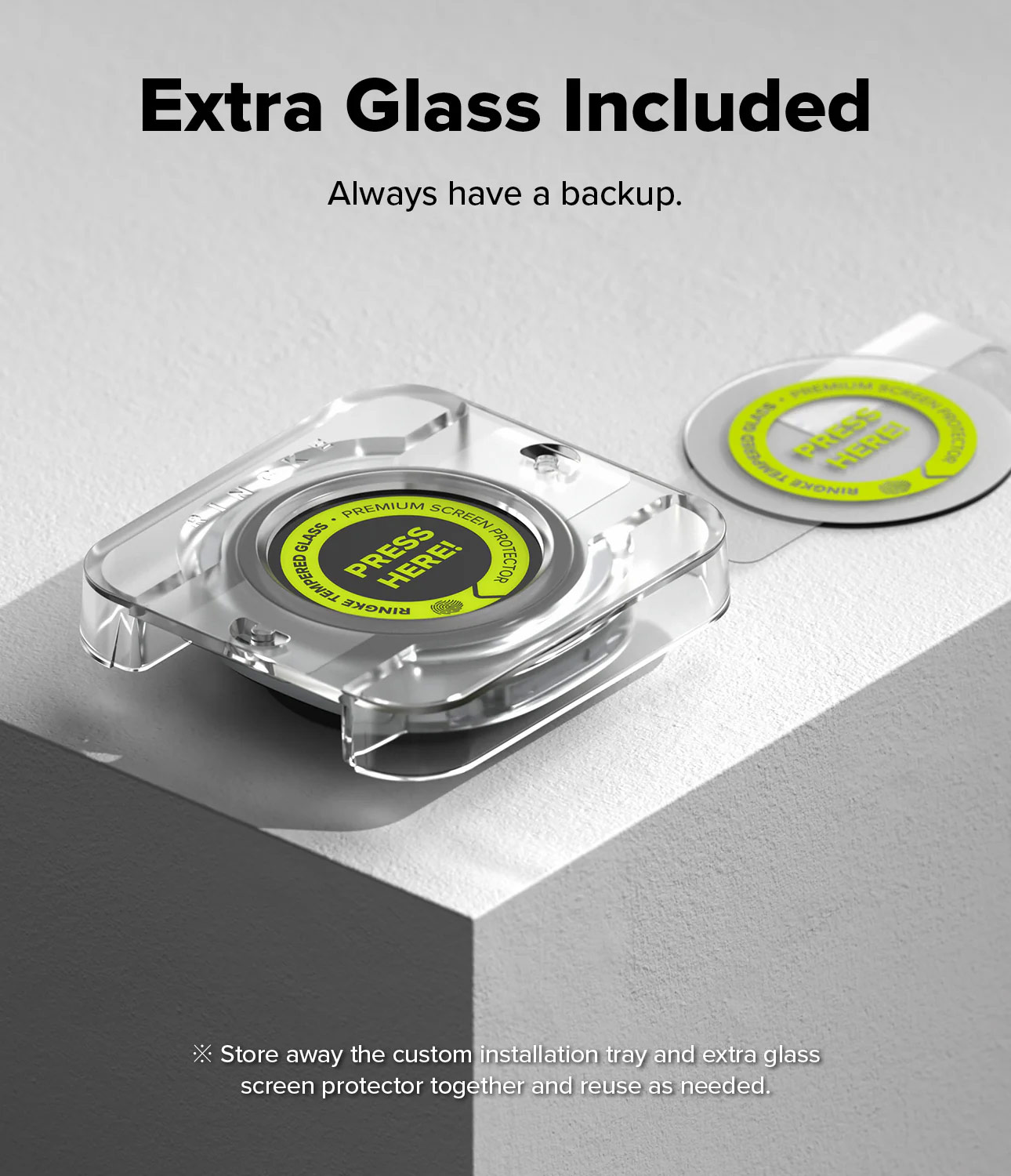Picture of Samsung Galaxy Watch 8 44mm  | Ringke Tempered Glass Pro for Samsung Galaxy Watch 8 44mm (2pcs)