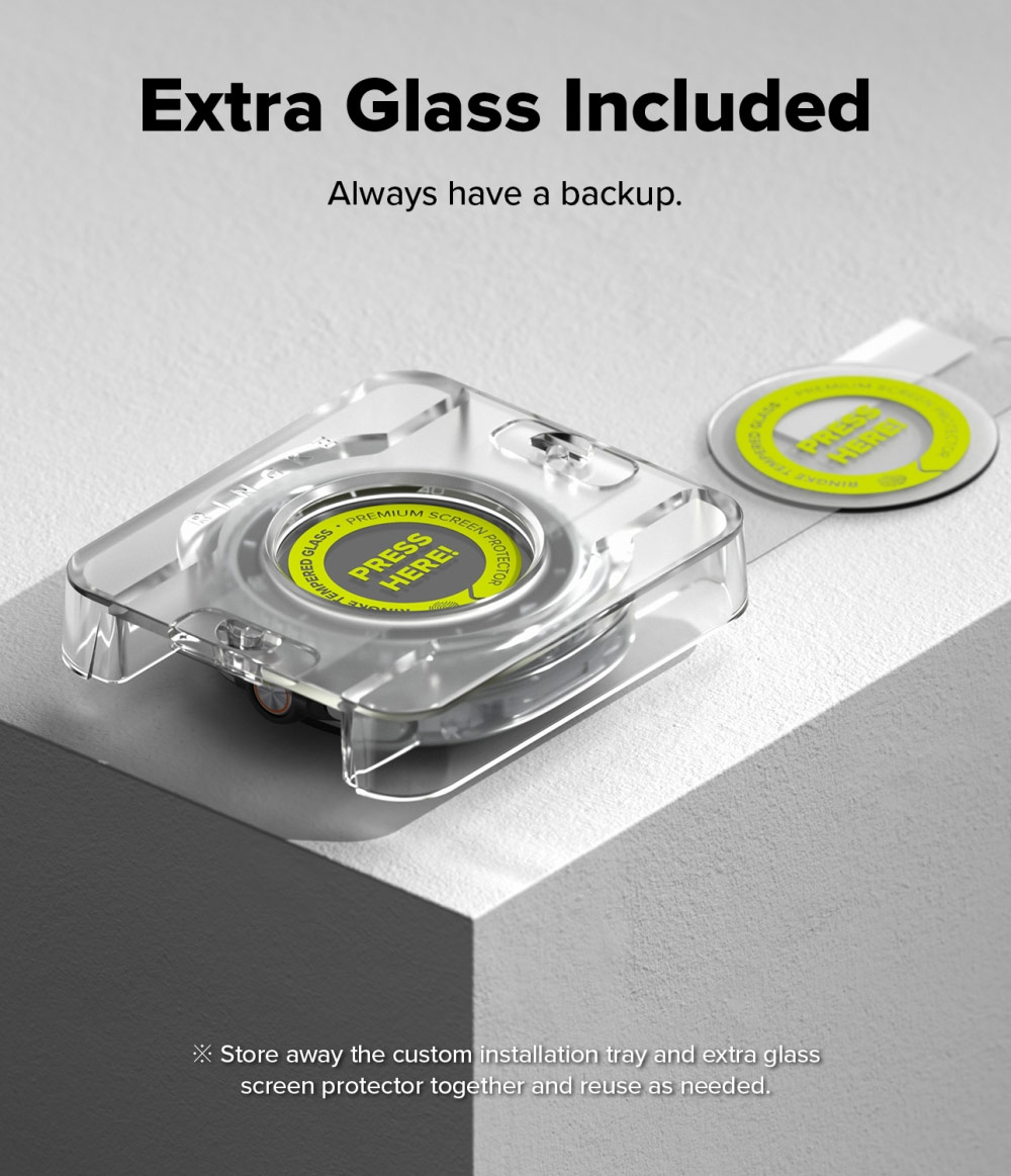 Picture of Samsung Galaxy Watch 8 Classic 46mm  | Ringke Tempered Glass Pro for Samsung Galaxy Watch 8 Classic 46mm (2pcs)