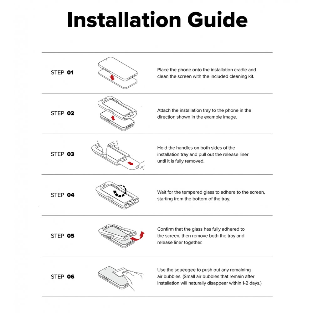 Picture of Samsung Galaxy S25 FE Screen Protector | Ringke Easy Slide Tempered Glass Screen Protector for Samsung Galaxy S25 FE (Clear) 2pcs