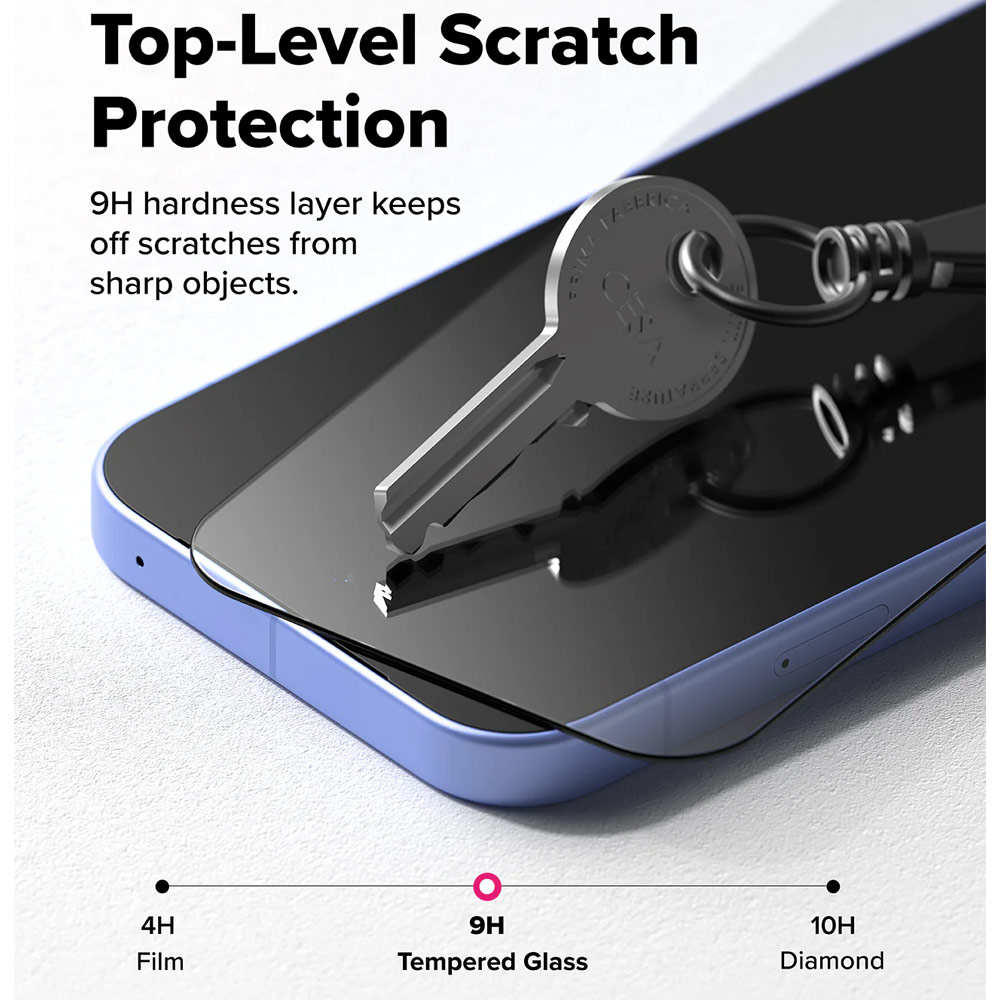 Picture of Google Pixel 10a Screen Protector | Ringke Easy Slide Tempered Glass Screen Protector for Google Pixel 10a (Clear) 2pcs