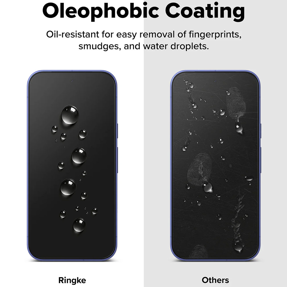 Picture of Google Pixel 10a Screen Protector | Ringke Easy Slide Tempered Glass Screen Protector for Google Pixel 10a (Clear) 2pcs