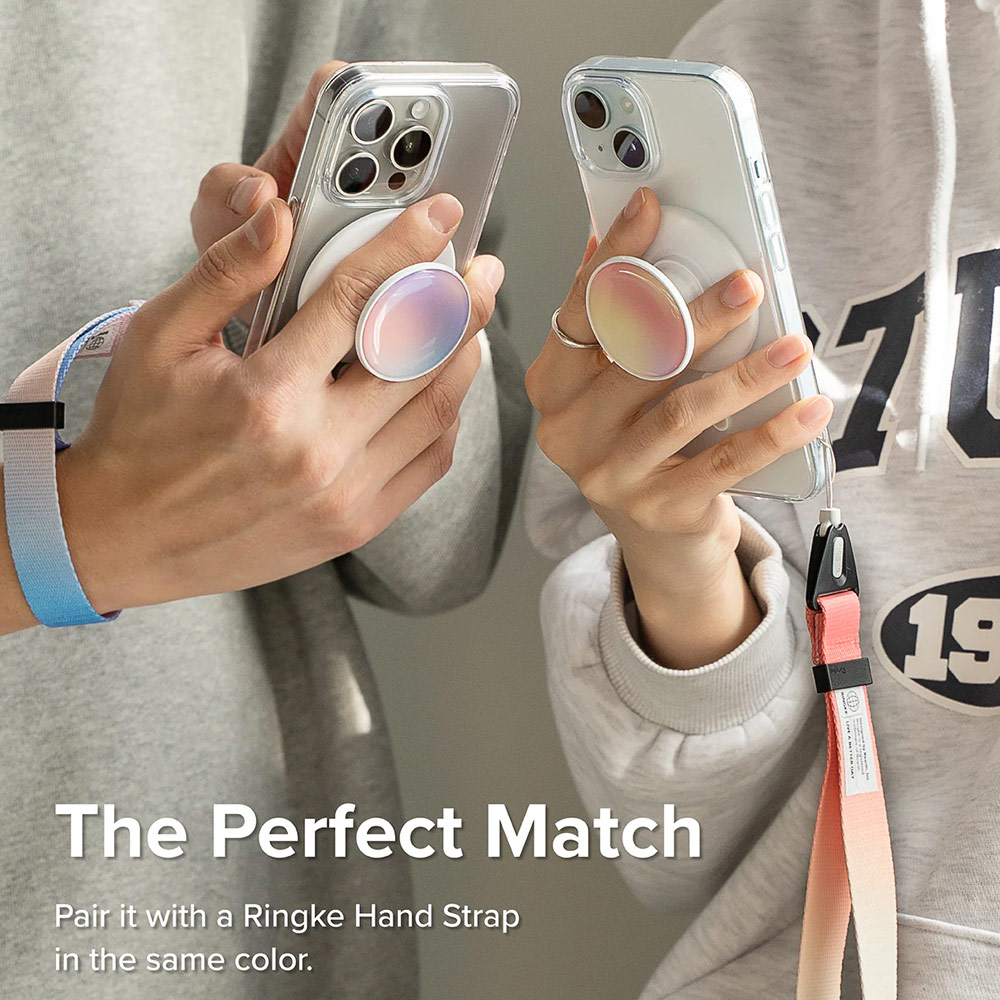 Picture of Ringke Tok Magnetic Grip Stand Holder Popsocket similar Grip Holder (Glossy Aloha Sunset)