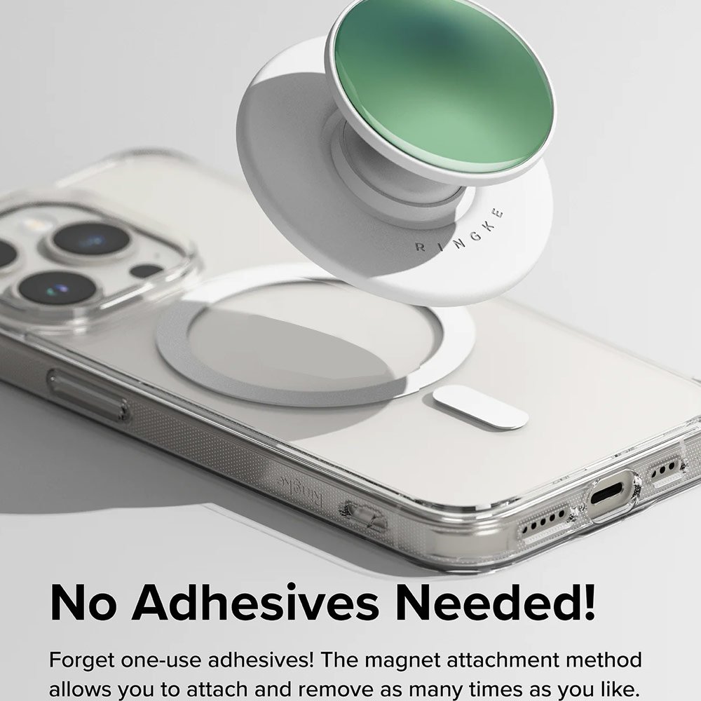 Picture of Ringke Tok Magnetic Grip Stand Holder Popsocket similar Grip Holder (Glossy Forest)