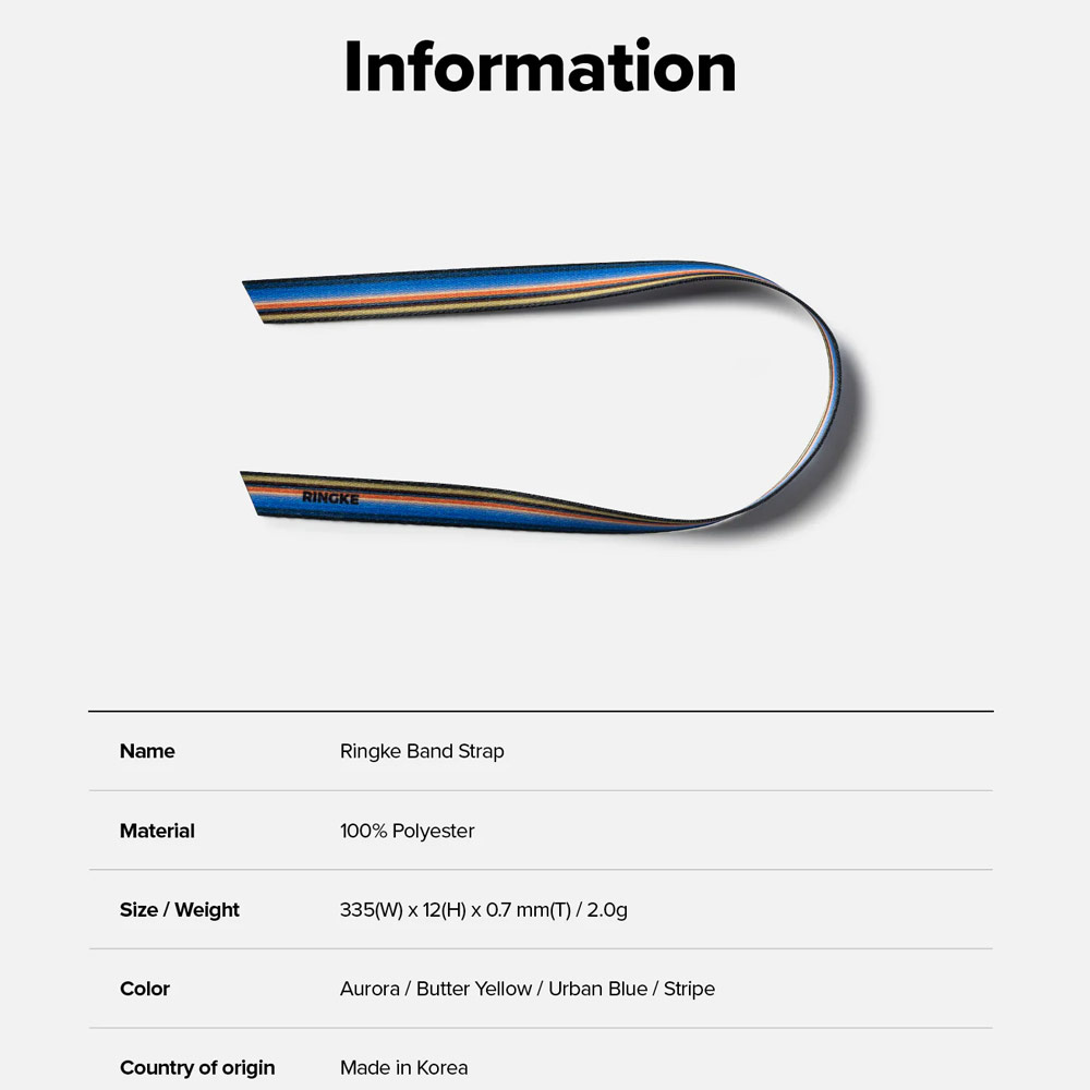 Picture of Ringke Universal Loop Band Strap for smartphones (Stripe)