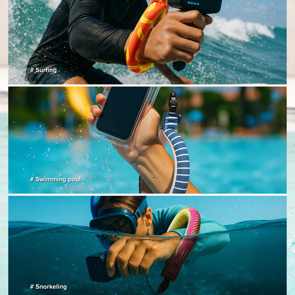 Picture of Ringke Your device will stay floating with our Ringke Floating Strap (Palm Leaves)