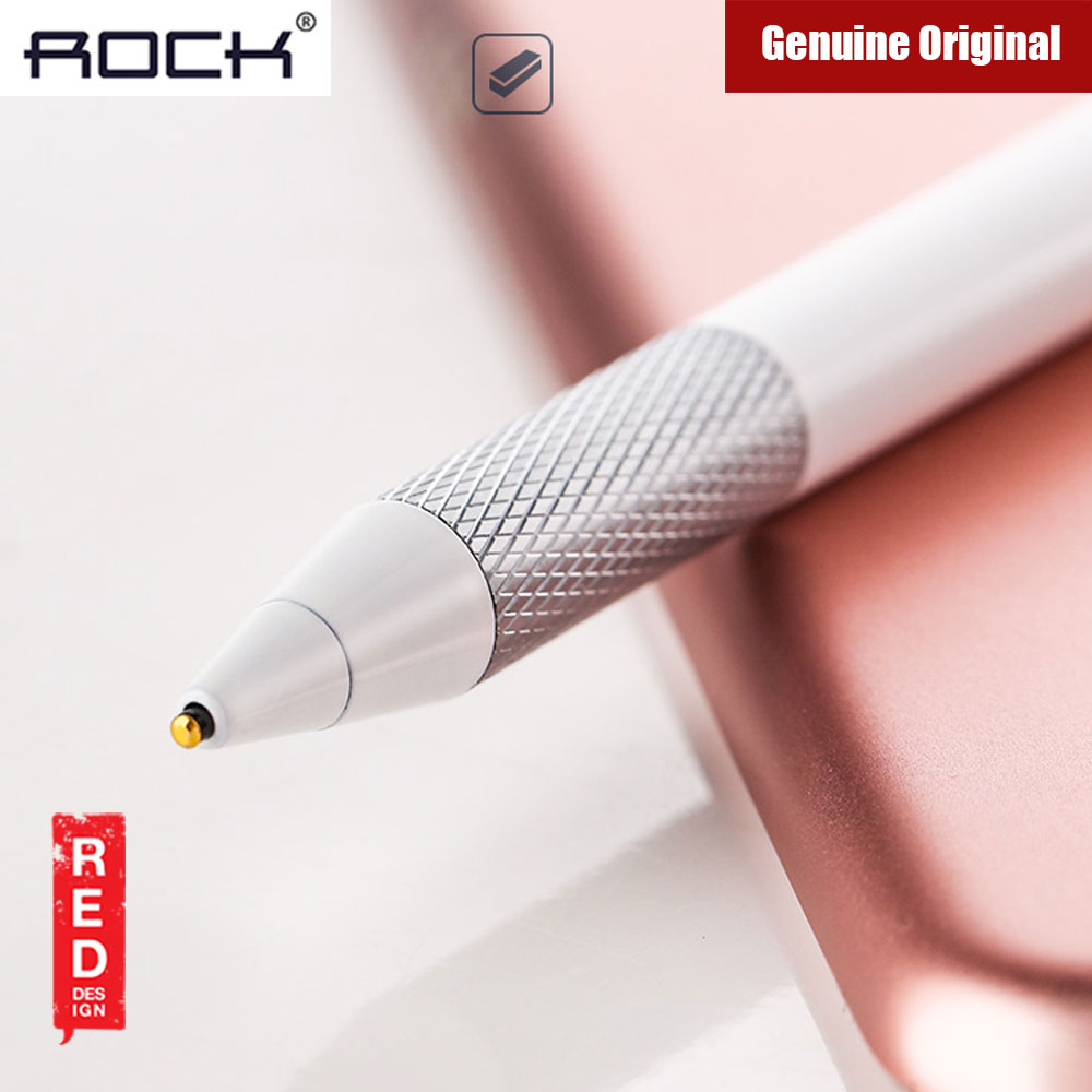Picture of Apple iPad 2 | Rock Active Capacitive Pen Sensitive and Precise Stylus for iPad, iPhone Samsung Android and Most Touchscreens (White)