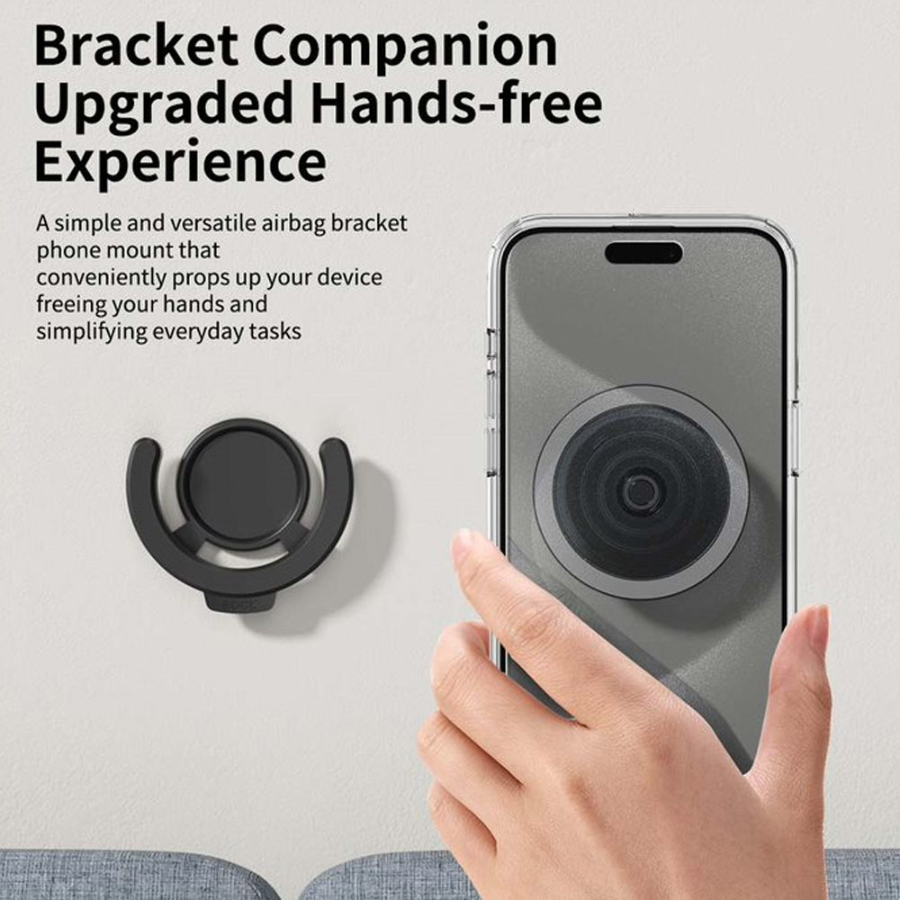 Picture of Rock Boogie Companion Adhesive Car Mount Wall Mount Phone Holder on Flat Surface for Boogie Magnetic (Black)