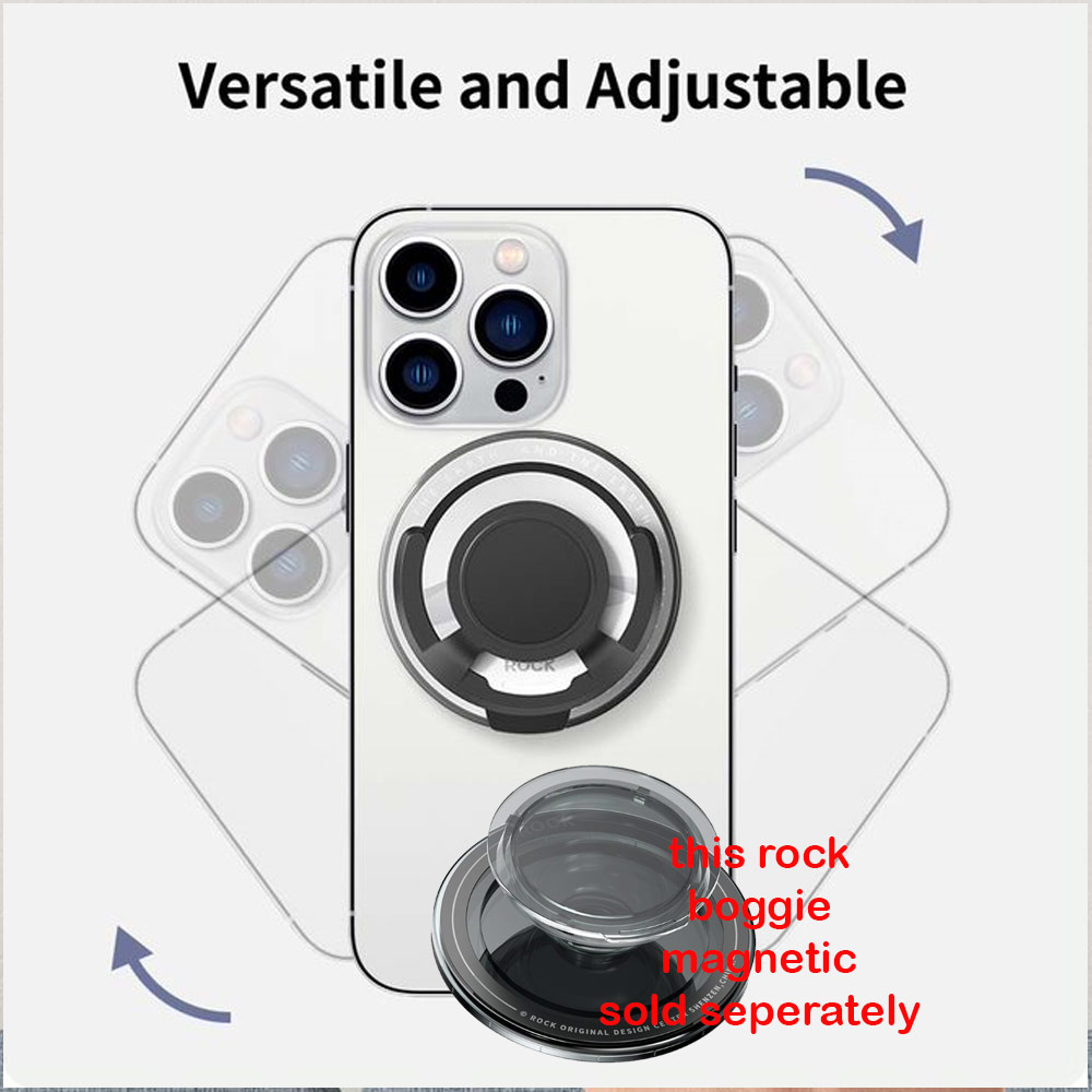 Picture of Rock Boogie Companion Adhesive Car Mount Wall Mount Phone Holder on Flat Surface for Boogie Magnetic (Black)