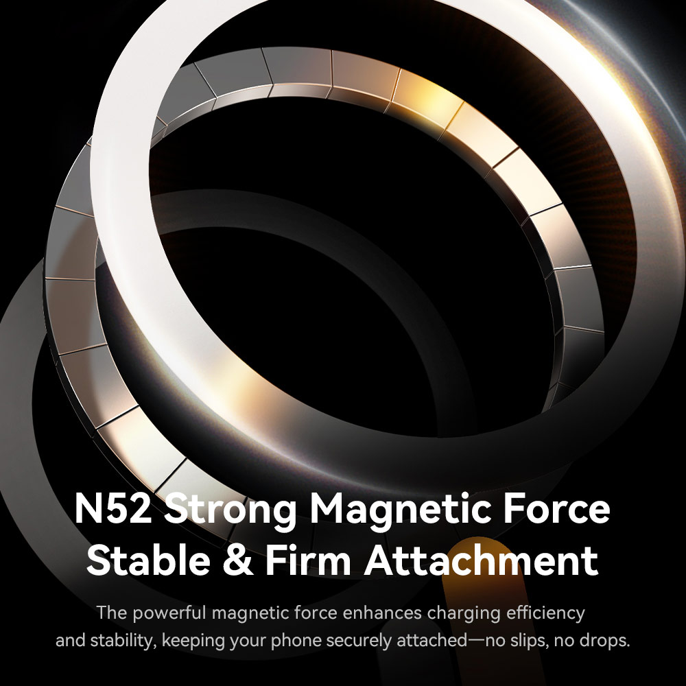 Picture of Apple iPhone Air 6.5 Case | Rock Crystal Shield Magnetic Drop Protection Case for iPhone Air 6.5 (Clear)