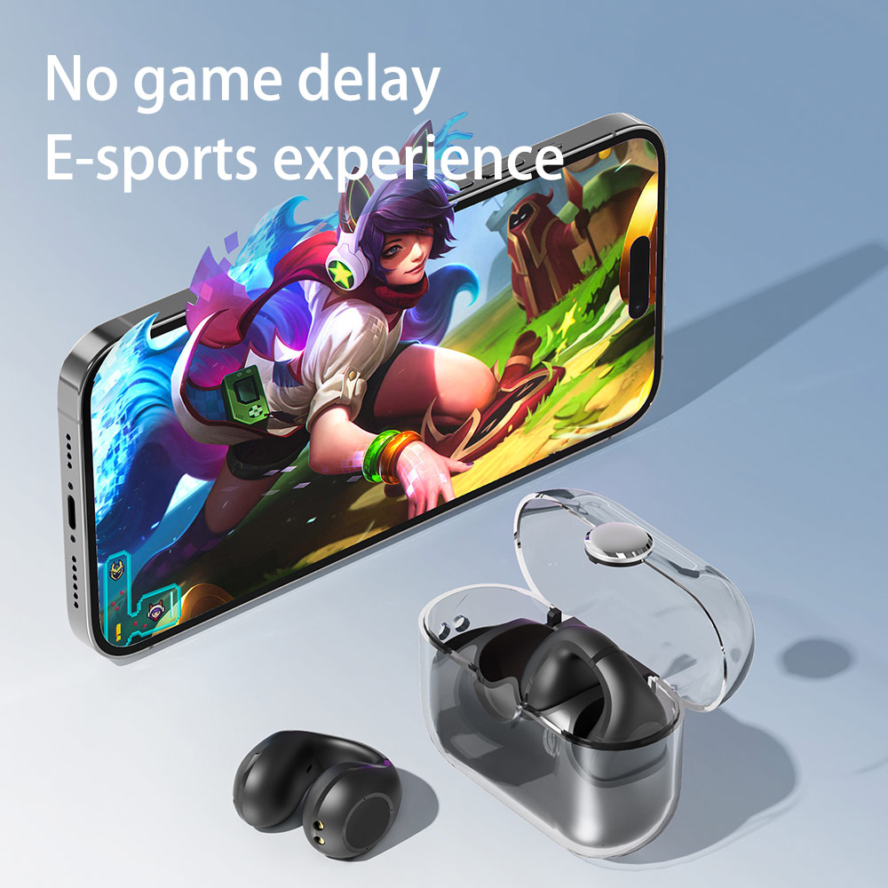 Picture of ROCK Ambie Sound EarCuffs TWS Earphone Bluetooth 5.2 Dual Stereo Touch Control Long Standby HIFI Ear Hook Headset Sport Earbuds (Black)