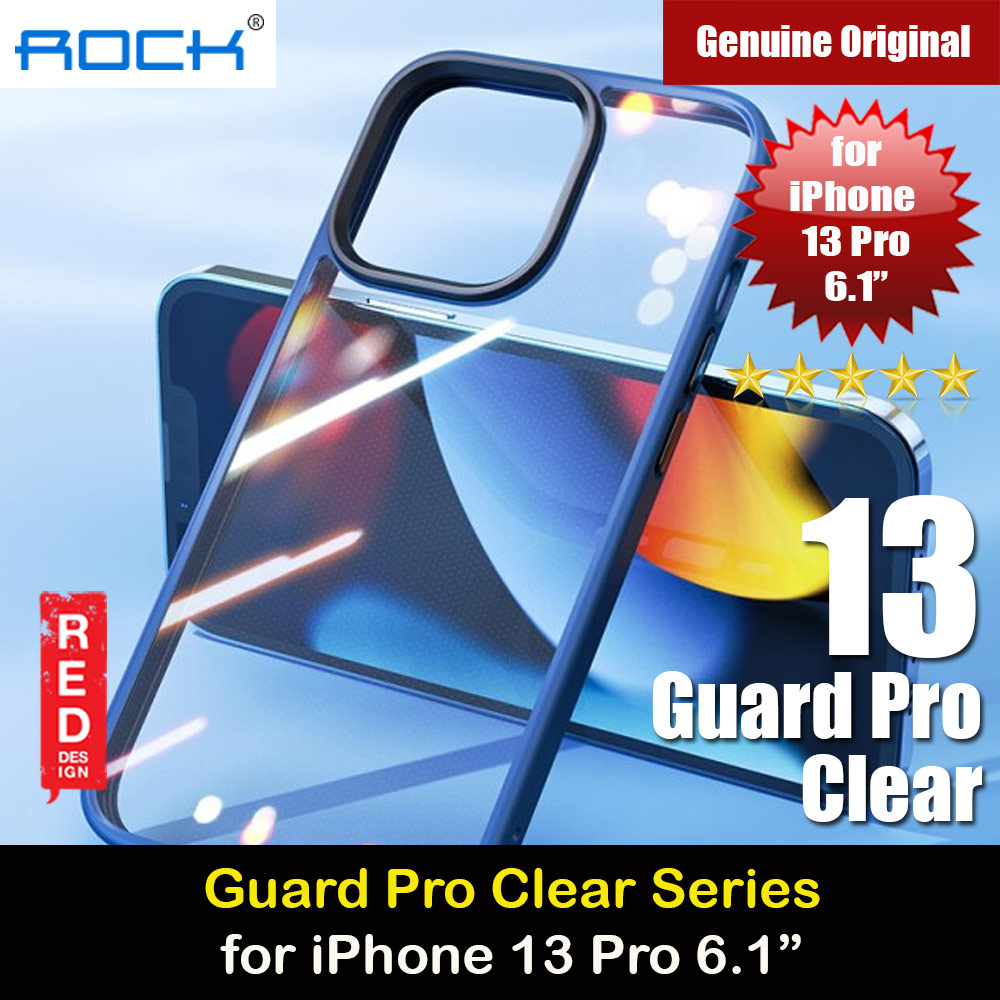 Picture of Rock Guard Pro Drop Protection Case for iPhone 13 Pro 6.1 (Clear Blue) Apple iPhone 13 Pro 6.1- Apple iPhone 13 Pro 6.1 Cases, Apple iPhone 13 Pro 6.1 Covers, iPad Cases and a wide selection of Apple iPhone 13 Pro 6.1 Accessories in Malaysia, Sabah, Sarawak and Singapore 