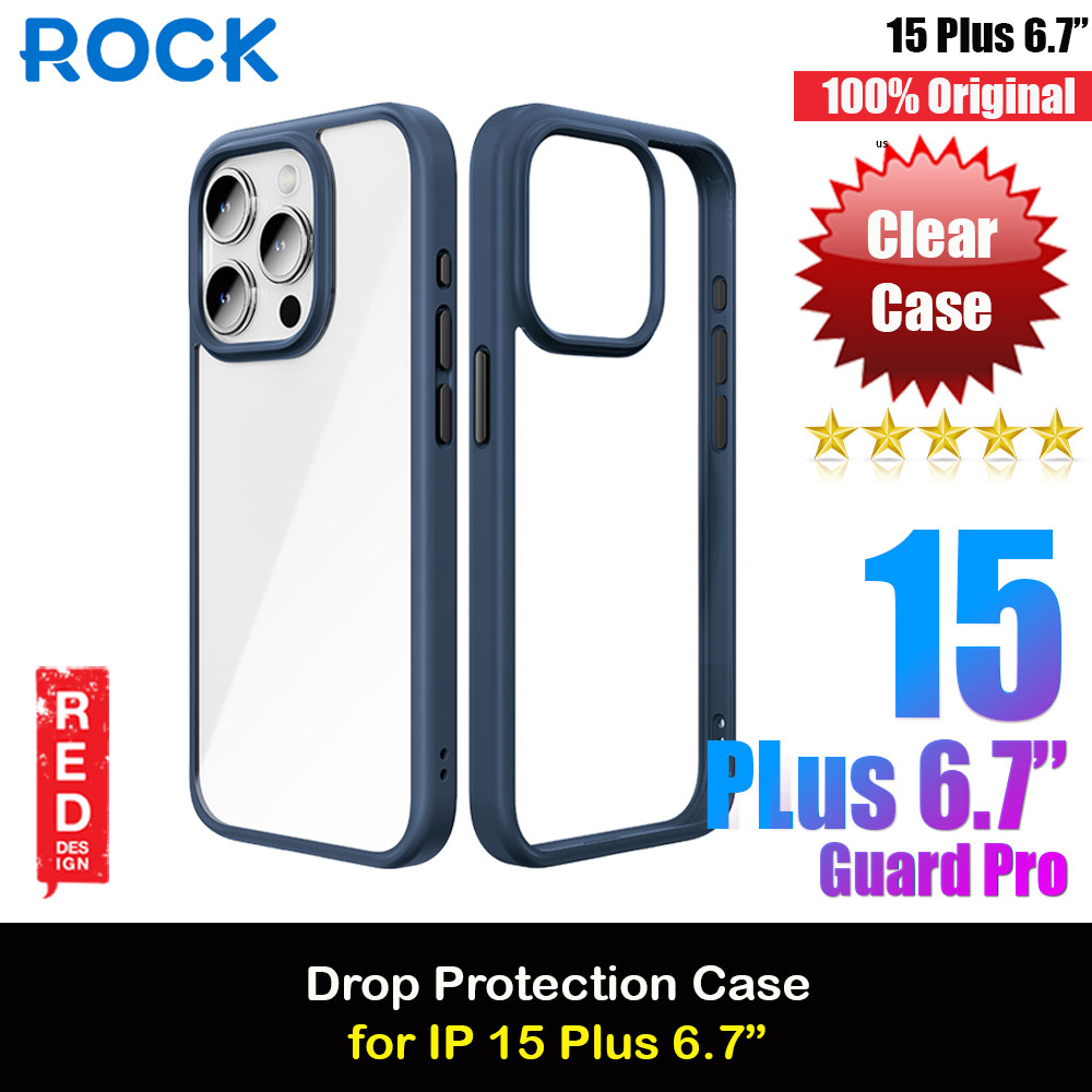 Picture of Rock Guard Ultra Thin Light Weight Drop Protection Case for iPhone 15 Plus 6.7 (Blue) Apple iPhone 15 Plus 6.7- Apple iPhone 15 Plus 6.7 Cases, Apple iPhone 15 Plus 6.7 Covers, iPad Cases and a wide selection of Apple iPhone 15 Plus 6.7 Accessories in Malaysia, Sabah, Sarawak and Singapore 