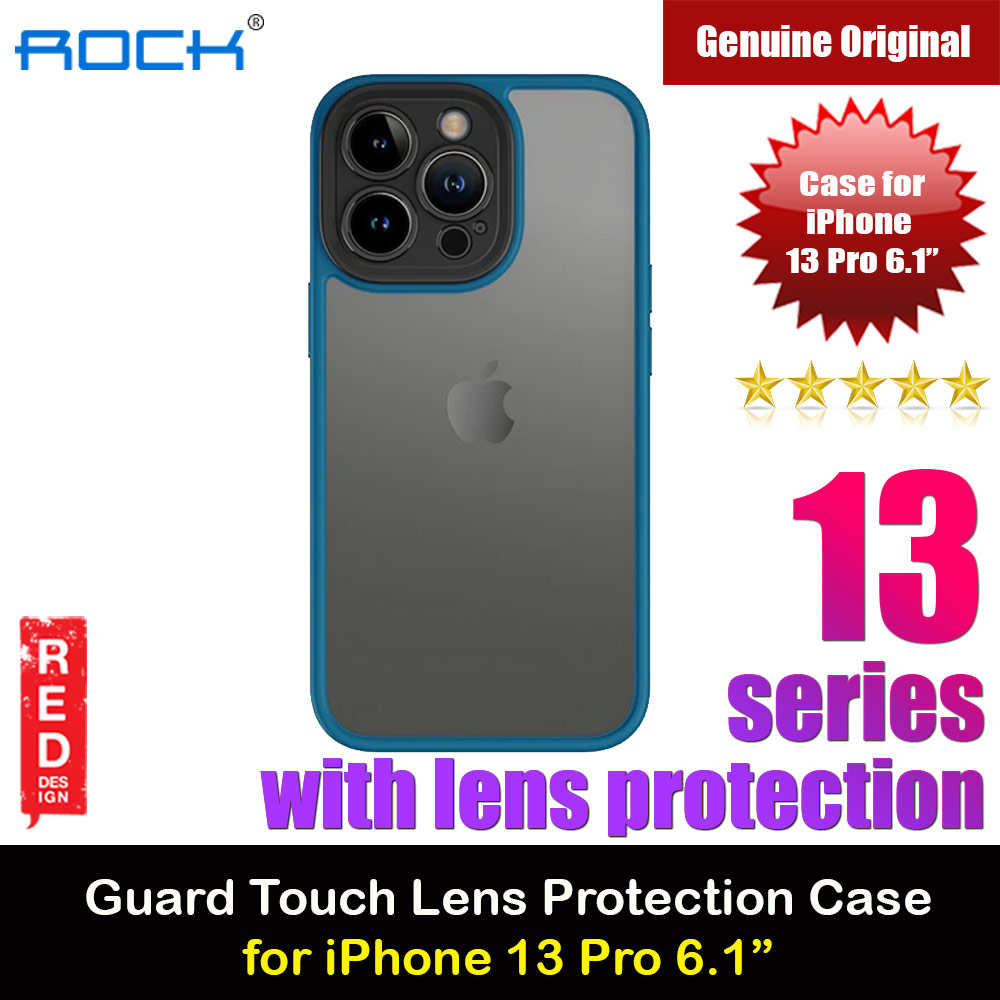 Picture of Rock Guard Touch Lens Protection  Anti Finger Print Drop Protection Case for iPhone 13 Pro 6.1 (Matte Blue) Apple iPhone 13 Pro 6.1- Apple iPhone 13 Pro 6.1 Cases, Apple iPhone 13 Pro 6.1 Covers, iPad Cases and a wide selection of Apple iPhone 13 Pro 6.1 Accessories in Malaysia, Sabah, Sarawak and Singapore 