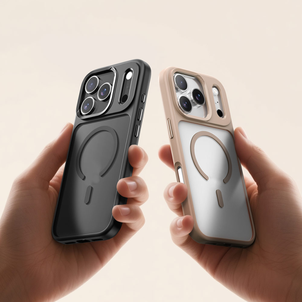 Picture of Apple iPhone 17 Pro Max 6.9 Case | Rock Guard Transparent Magnetic Anti Drop Protection Case for iPhone 17 Pro Max 6.9 (Black)