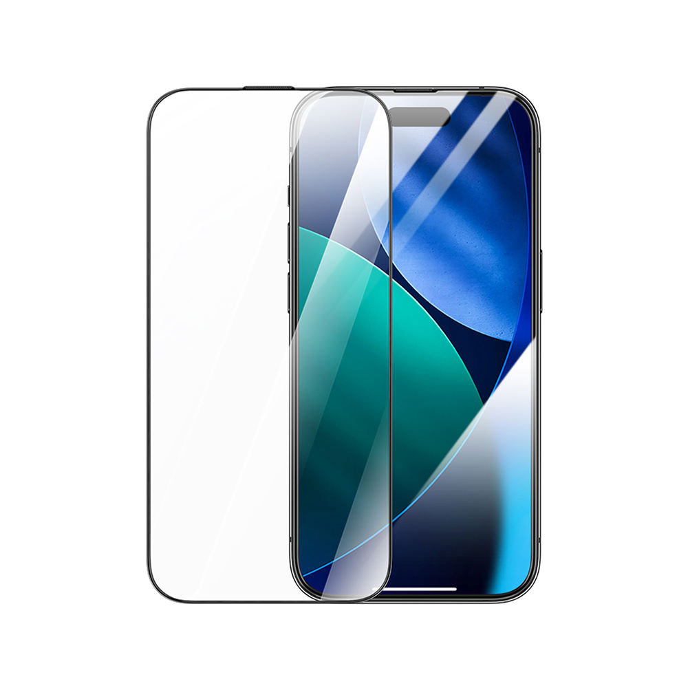 Picture of Apple iPhone 17 Pro Max 6.9  | Rock Clear HD Full Coverage Tempered Glass for iPhone 17 Pro Max 6.9 (Clear)