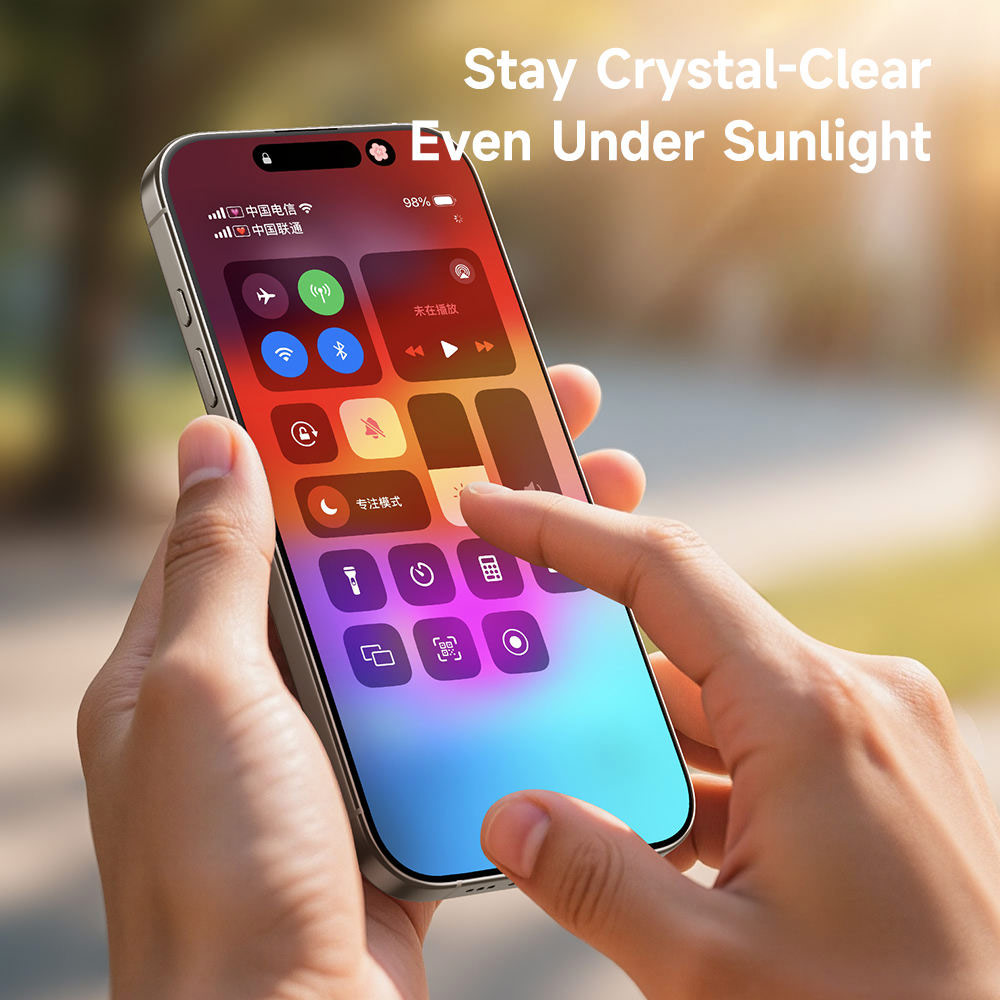 Picture of Apple iPhone 17 Pro Max 6.9  | Rock Clear HD Full Coverage Tempered Glass for iPhone 17 Pro Max 6.9 (Clear)