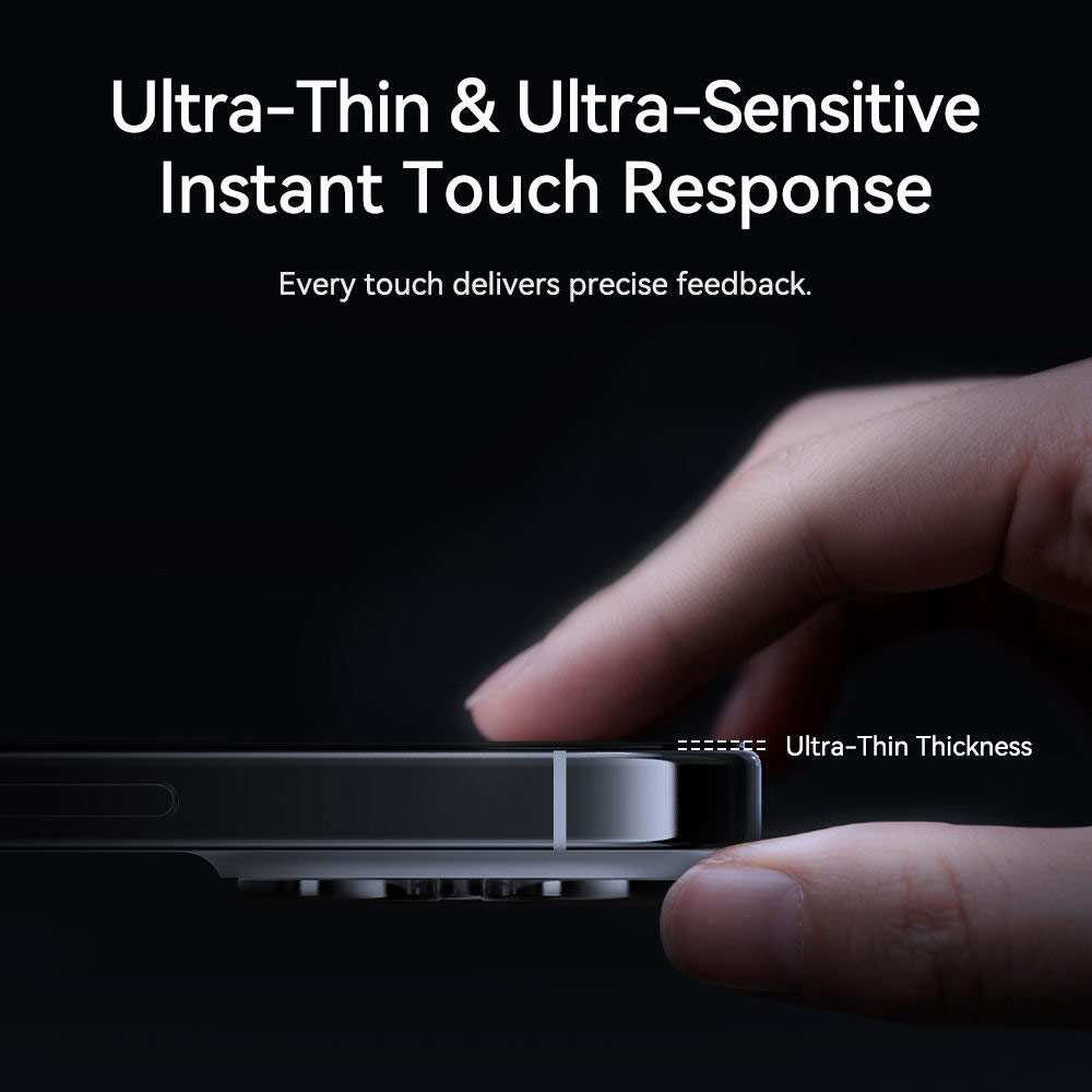 Picture of Apple iPhone 17 Pro Max 6.9  | Rock Anti Peep HD Full Coverage Tempered Glass for iPhone 17 Pro Max 6.9 (Privacy)